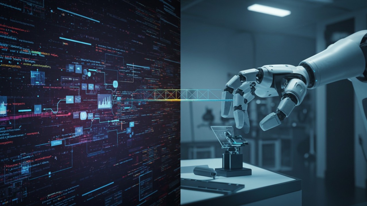 Ia física en los Robots industriales